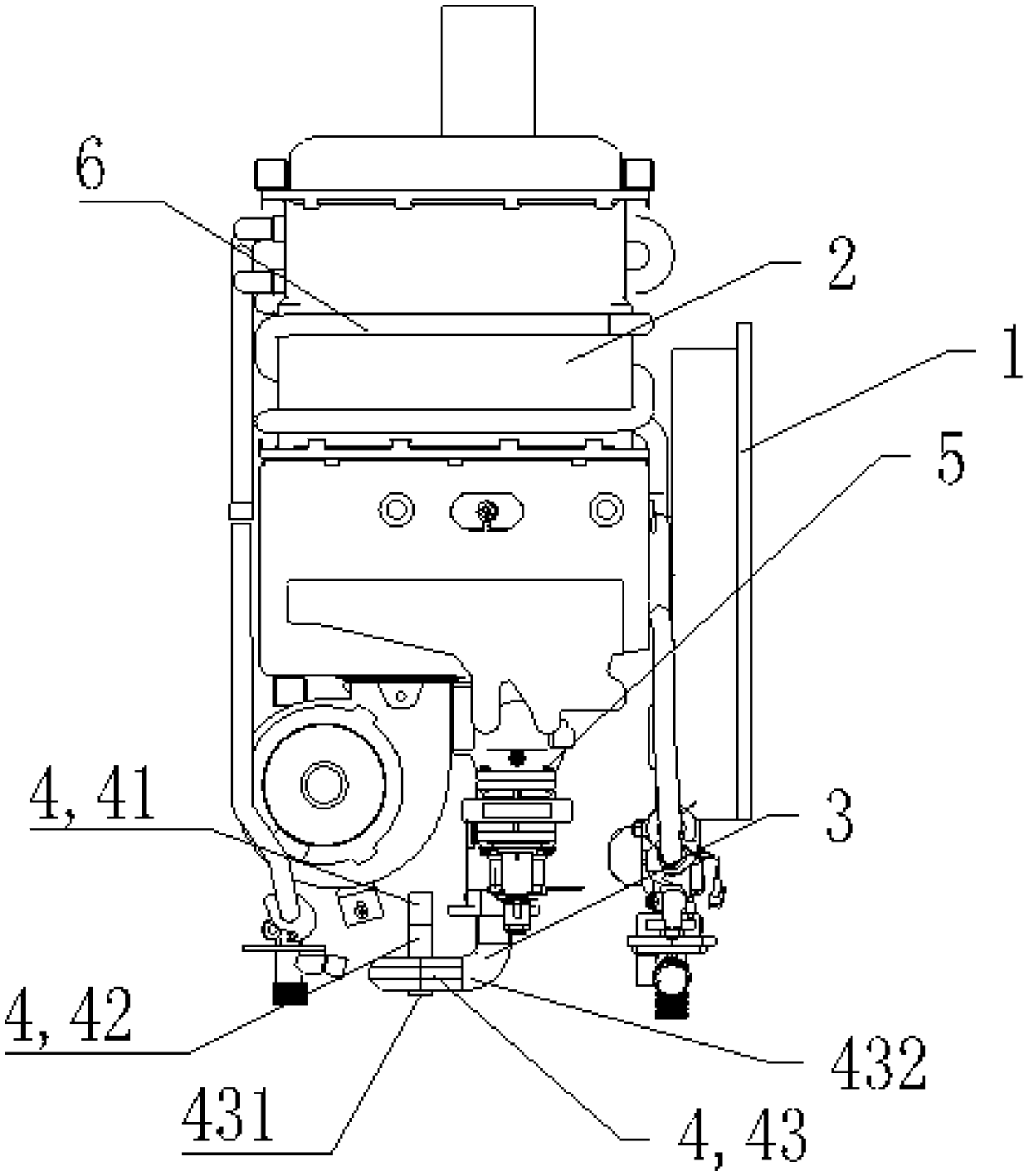 Control method of pressurizing gas water heater and gas water heater