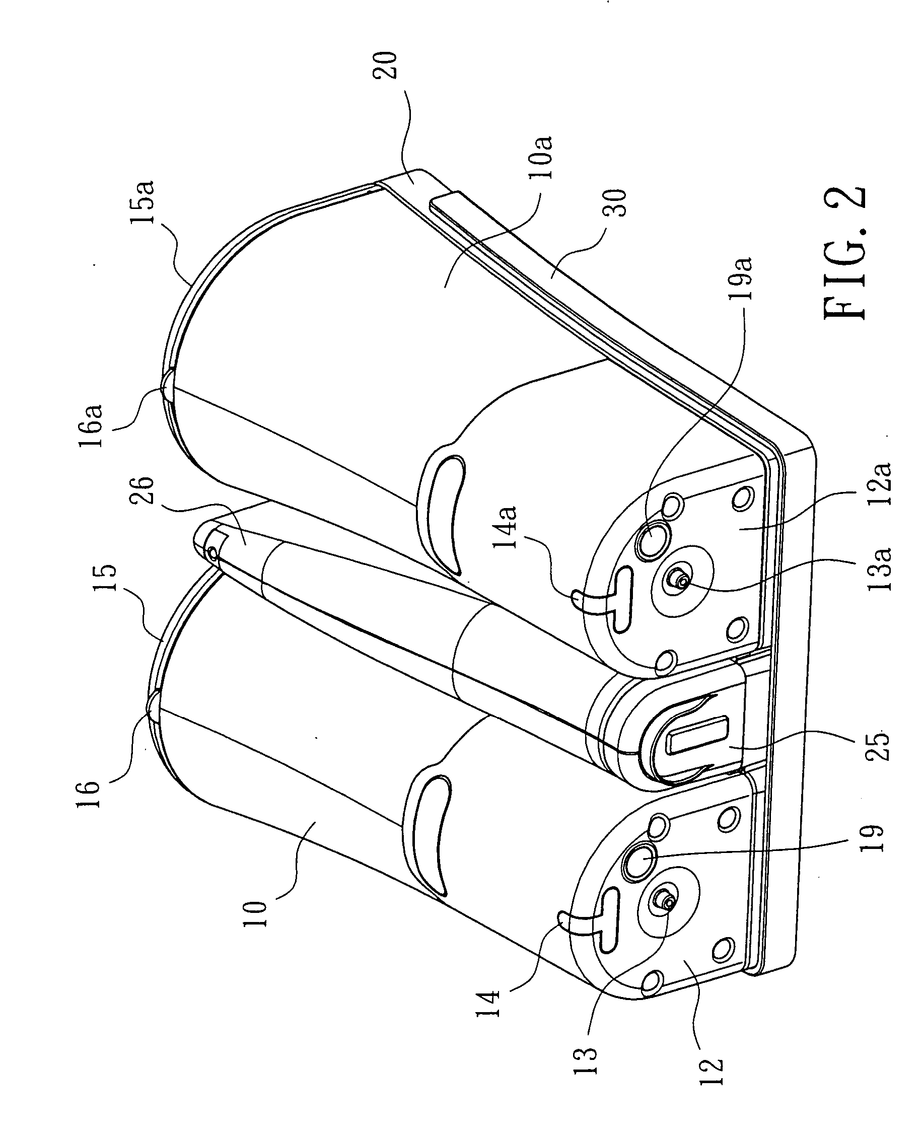 Electric multi-reservoir liquid soap dispenser