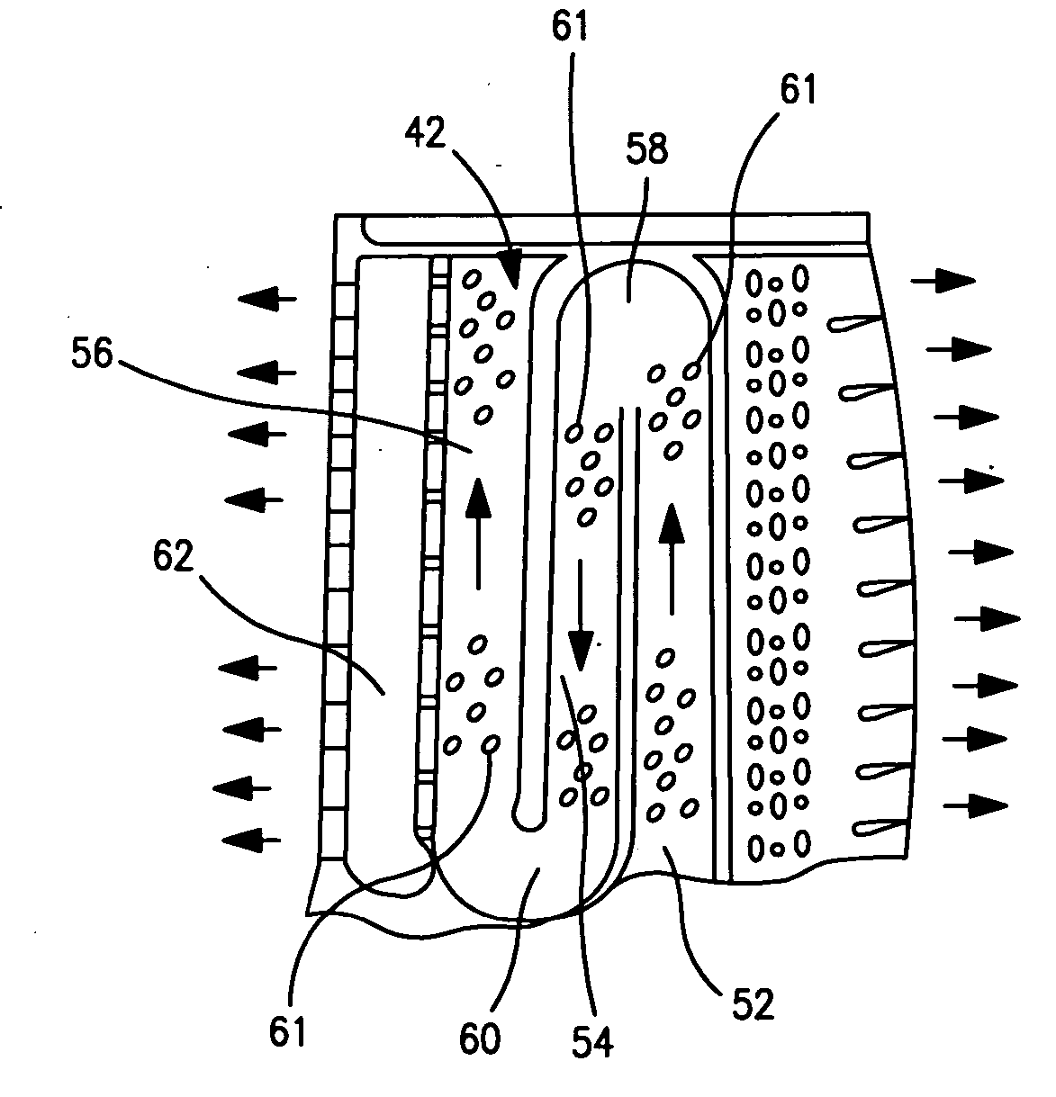 Microcircuit cooling with an aspect ratio of unity