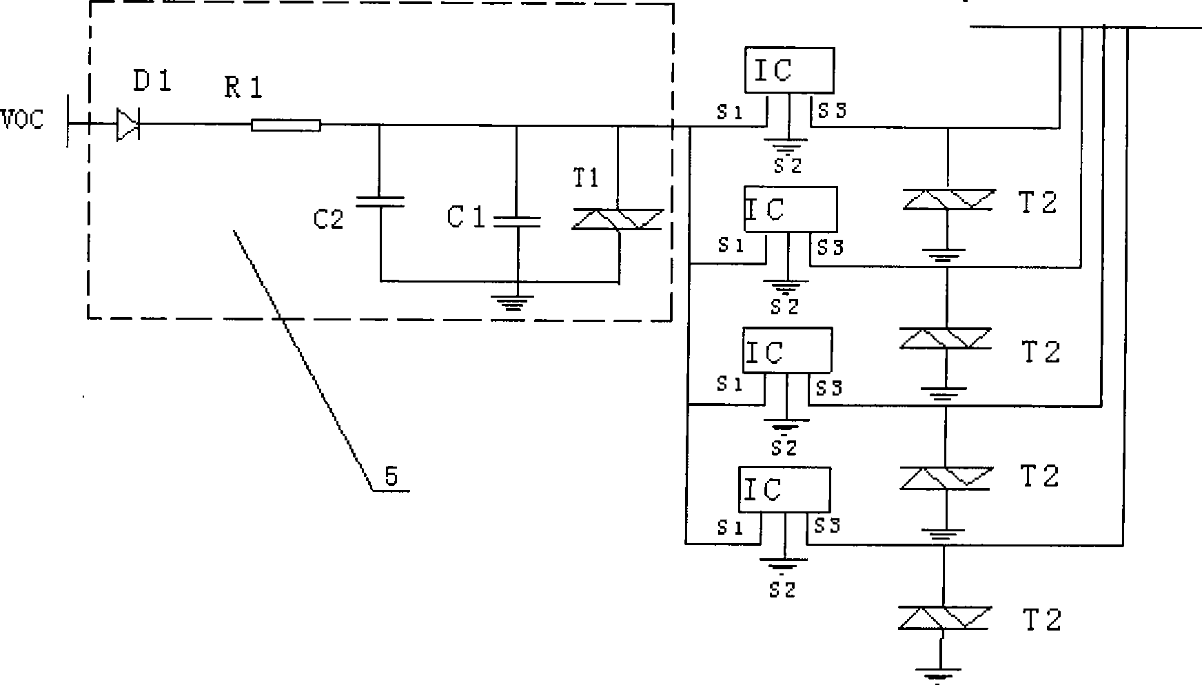 Hall gear position sensor