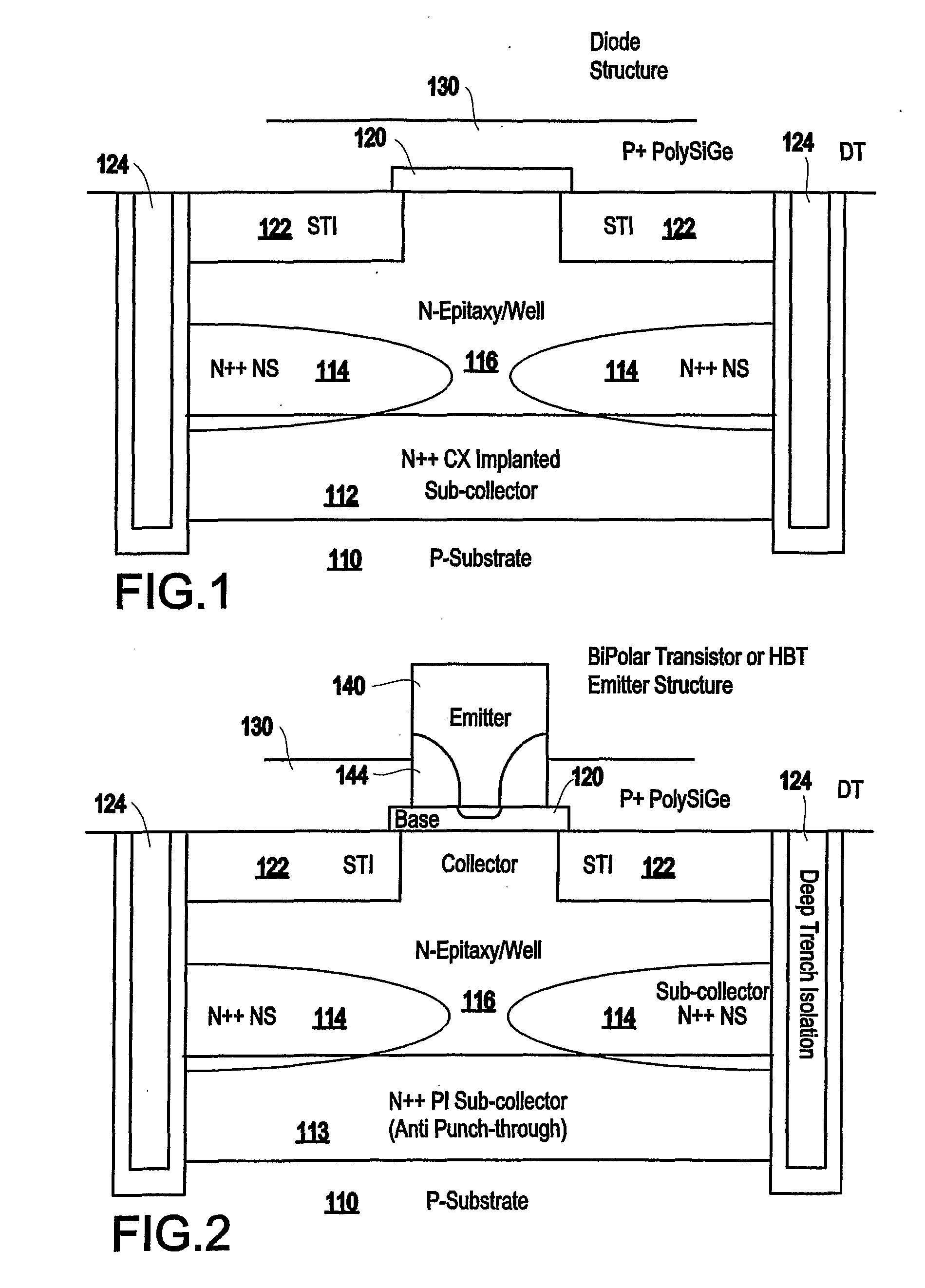 Tuneable semiconductor device