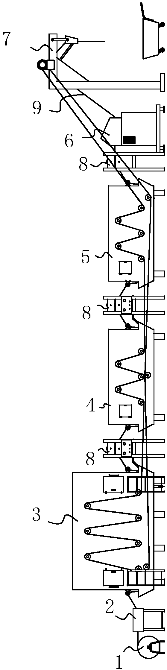 Open-width alkali weight reduction machine