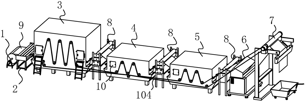 Open-width alkali weight reduction machine