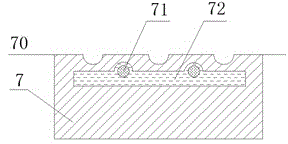 Super-large energy-saving and environment-friendly rubber vulcanizing machine