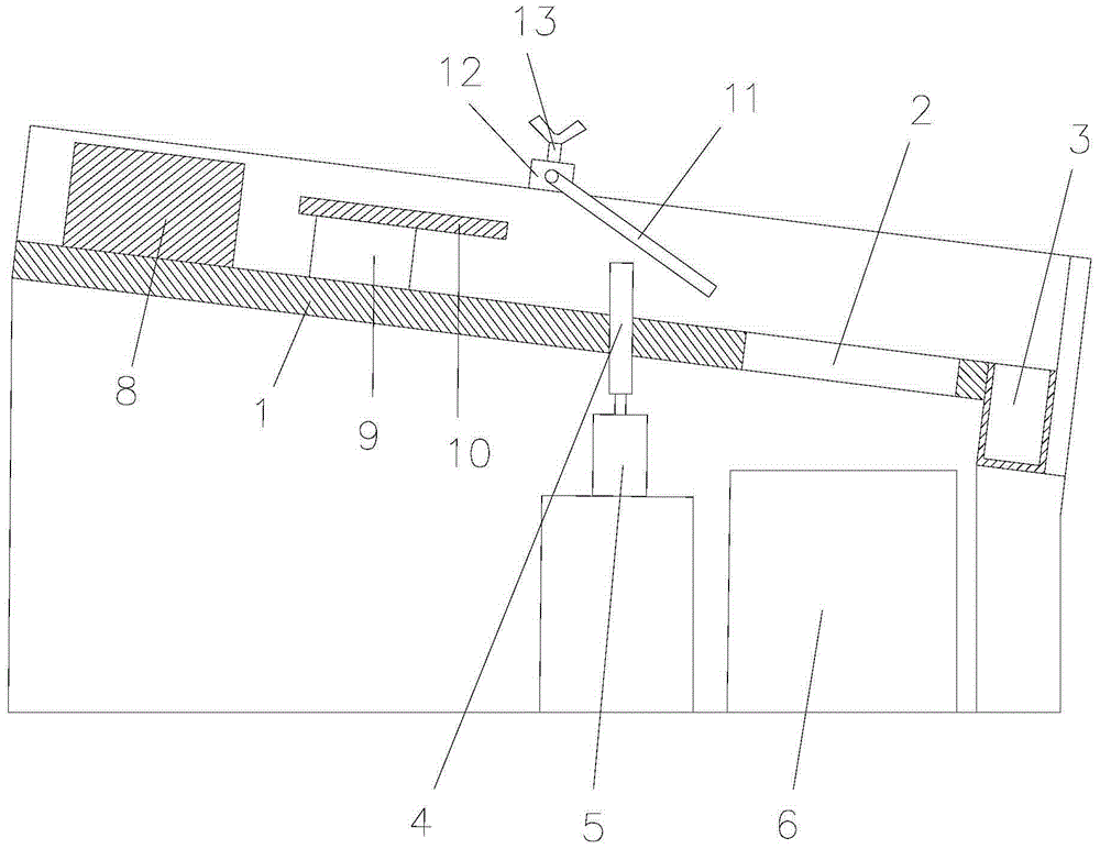 Steel ball evenly feeding and discharging groove