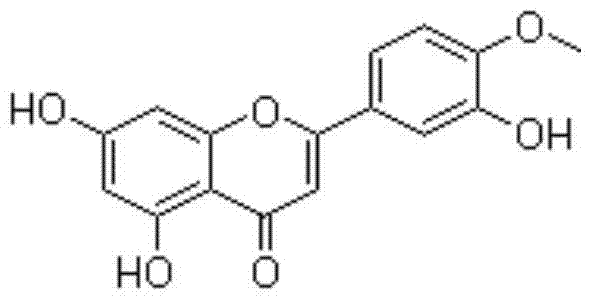 Semi-synthetic method for diosmetin