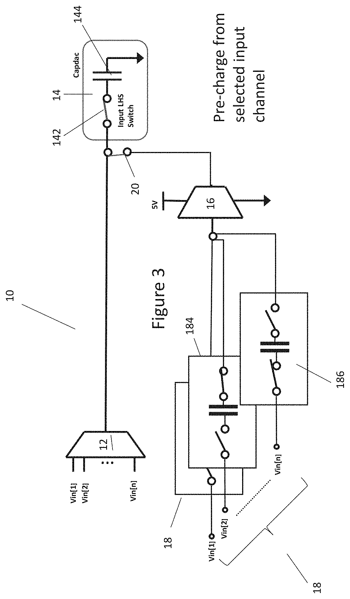 Pre-charging circuitry for multiplexer