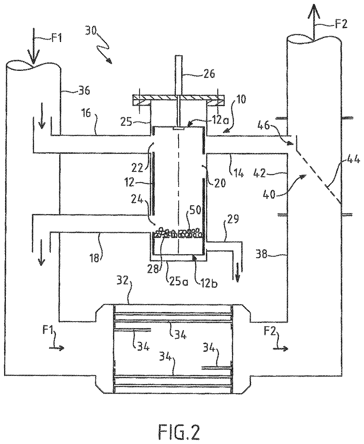 Cleaning installation for cleaning a heat exchanger