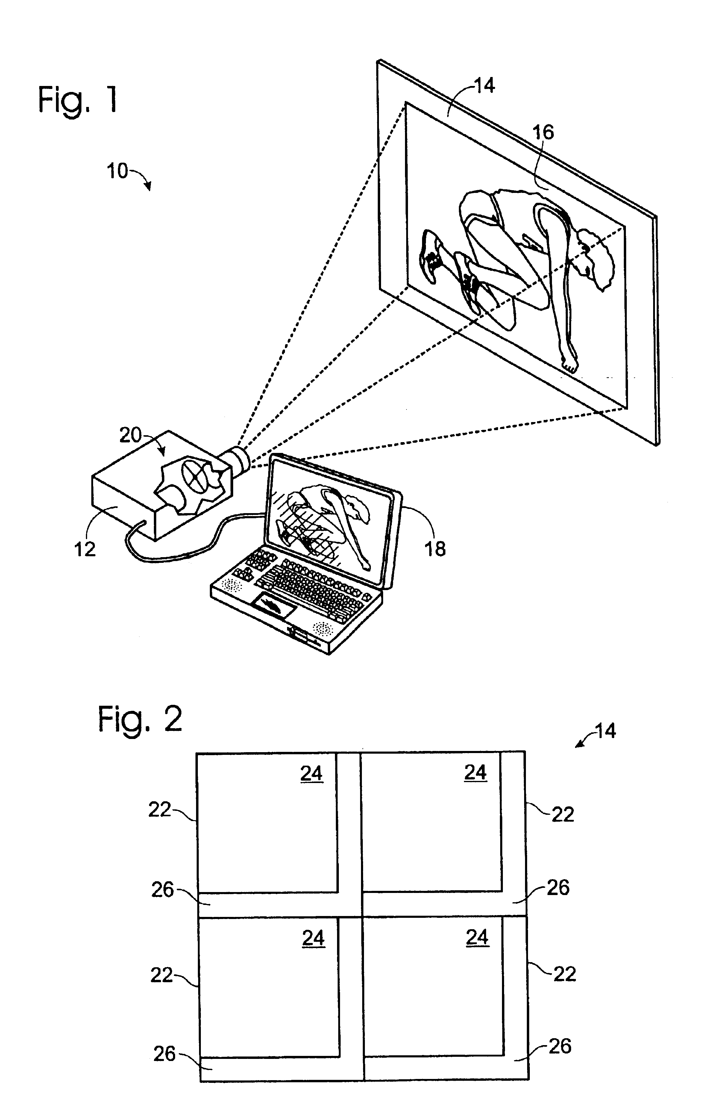 Enhanced contrast projection screen