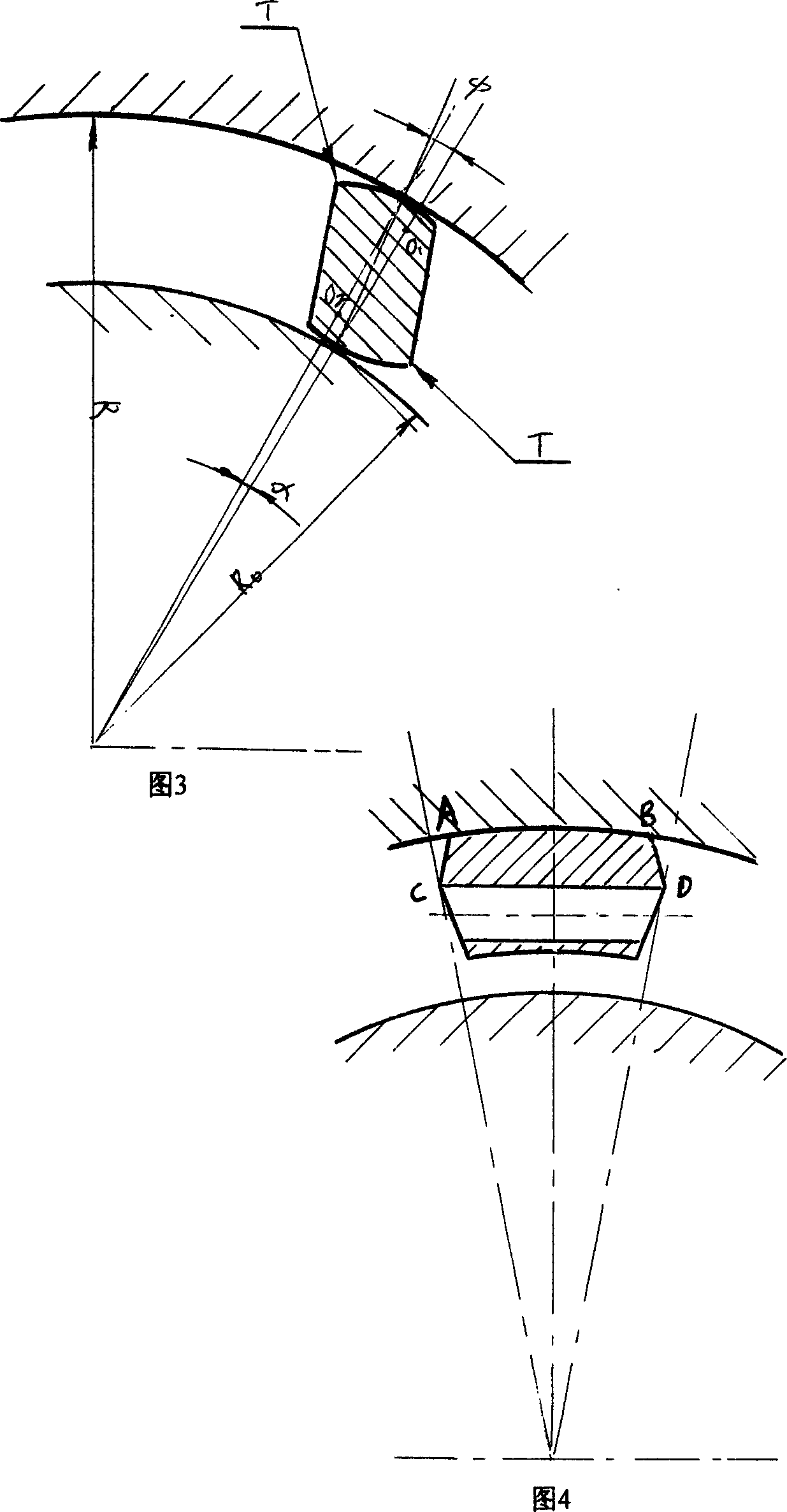 Block duoble-directional overrunning clutch parking brake and manufacturing method thereof