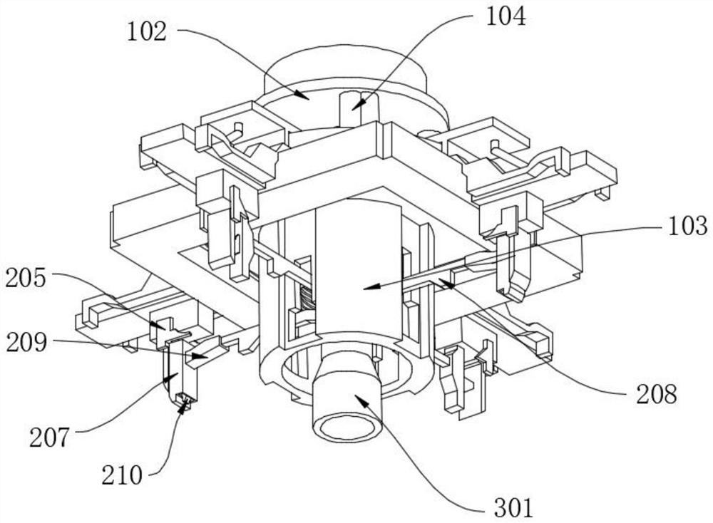 Cutter clamping equipment for numerical control machine tool