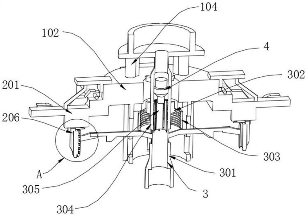 Cutter clamping equipment for numerical control machine tool