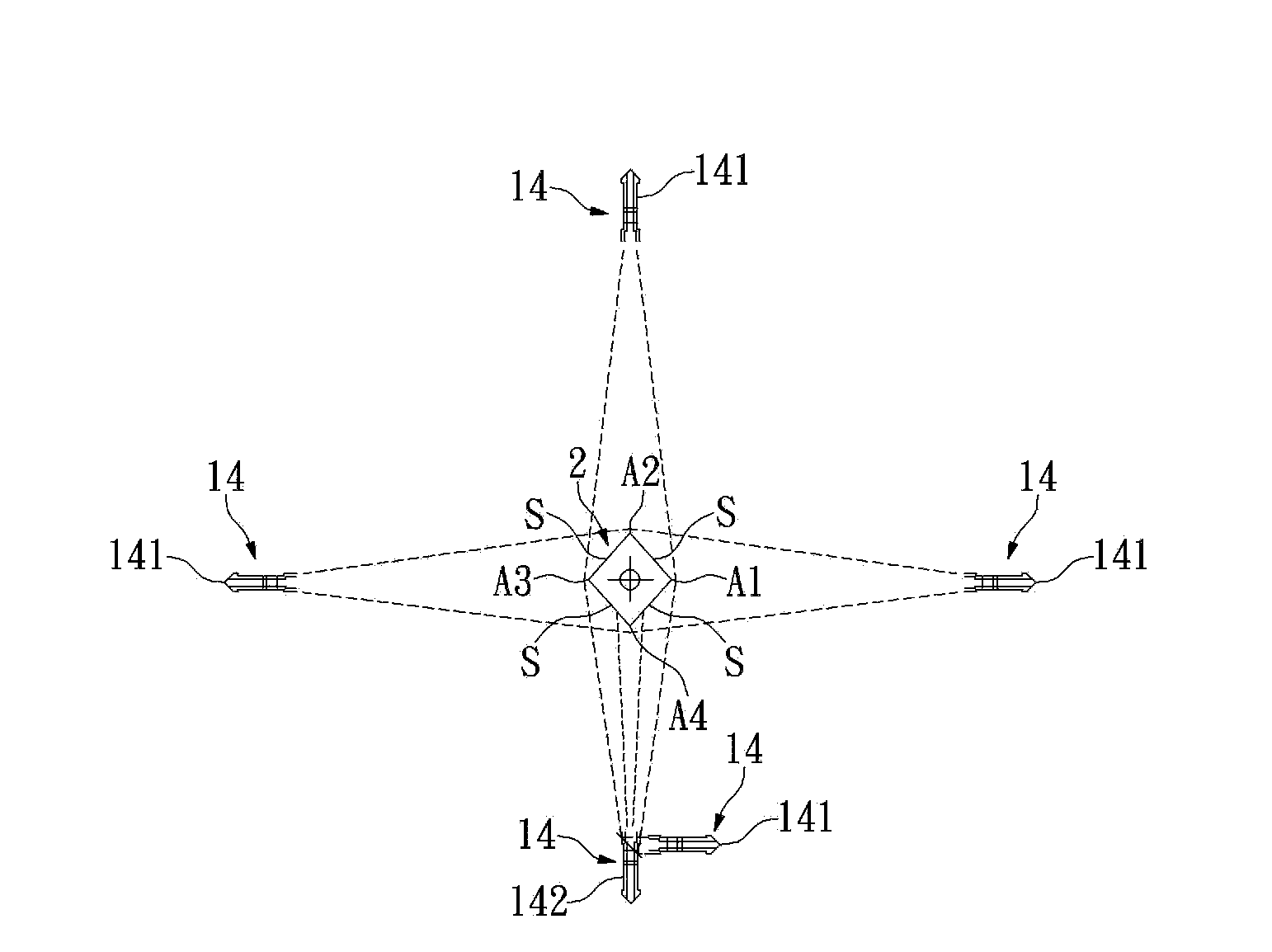 Optical detection system for defects of billet and detection method thereof