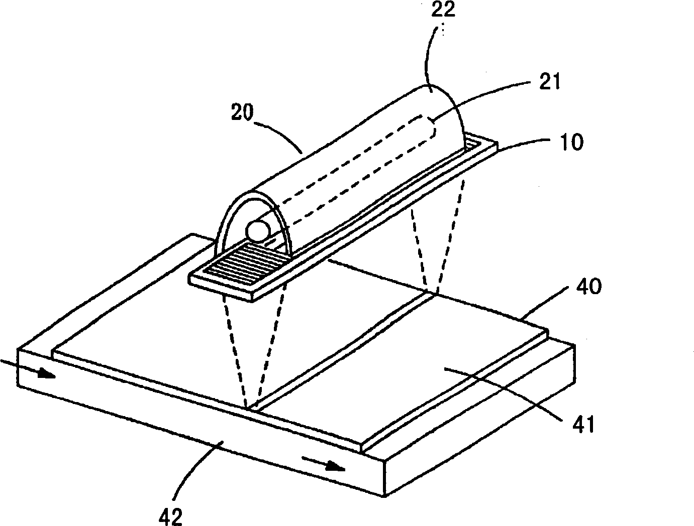 Polarization light emitting apparatus for light orientation