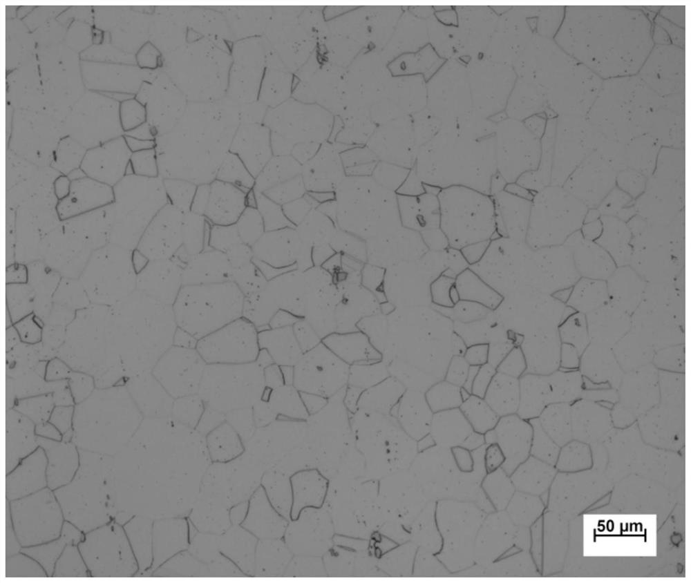 Method for eliminating mixed crystals in S31035 high-alloy austenitic heat-resistant steel