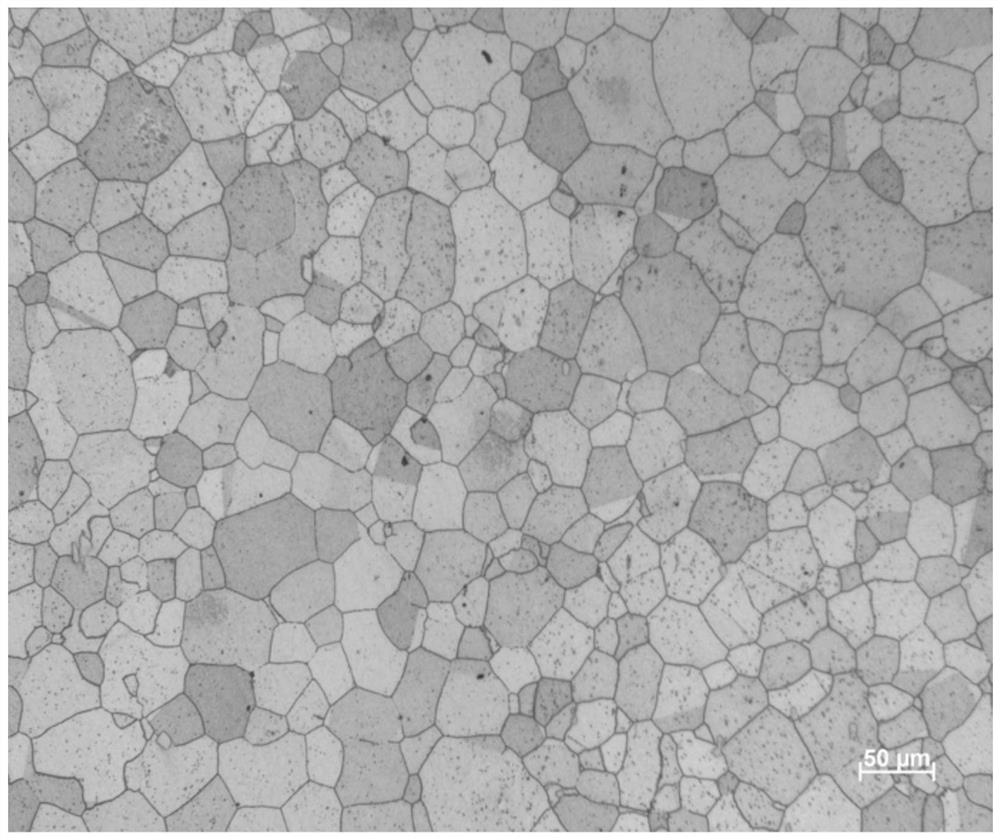 Method for eliminating mixed crystals in S31035 high-alloy austenitic heat-resistant steel