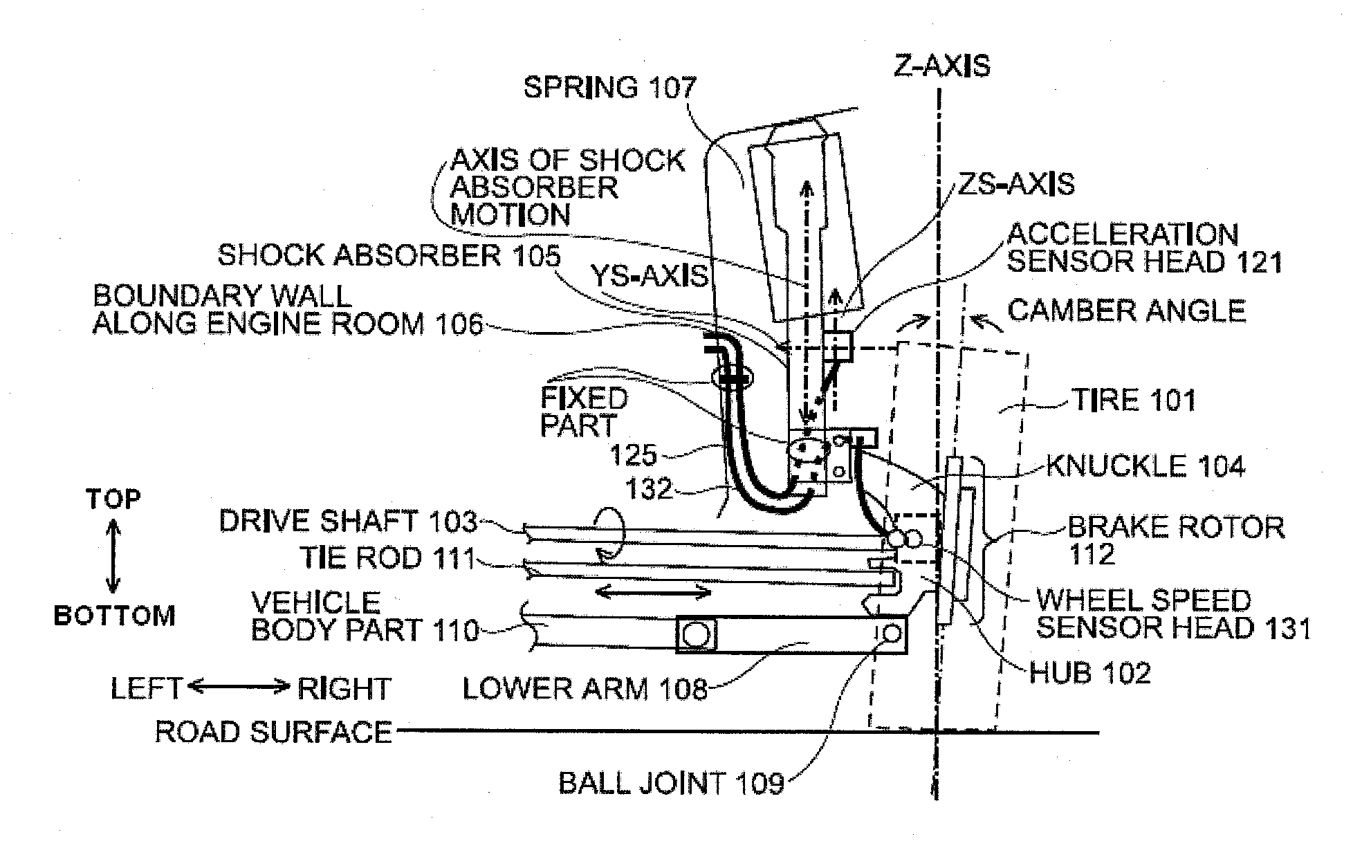 Sensor system for motion control of a moving unit and a method of installing a sensor system for motion control of a moving unit