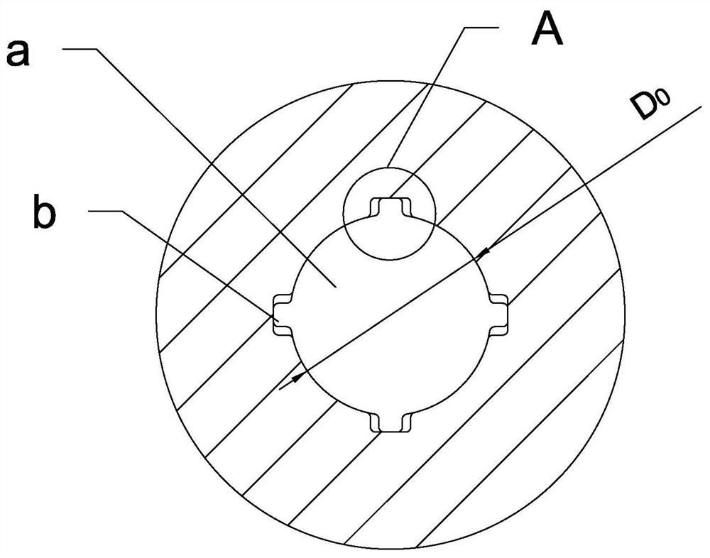 Cold-drawing die of ribbed cladding pipe, production process and finished pipe thereof