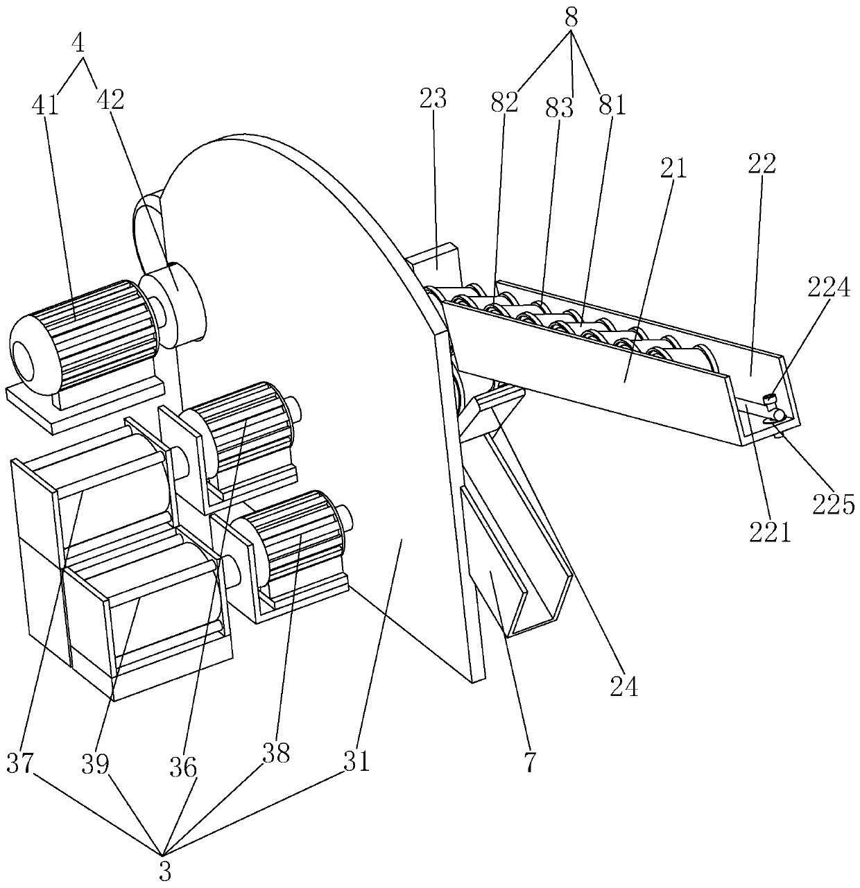 A bearing inner ring grinding machine