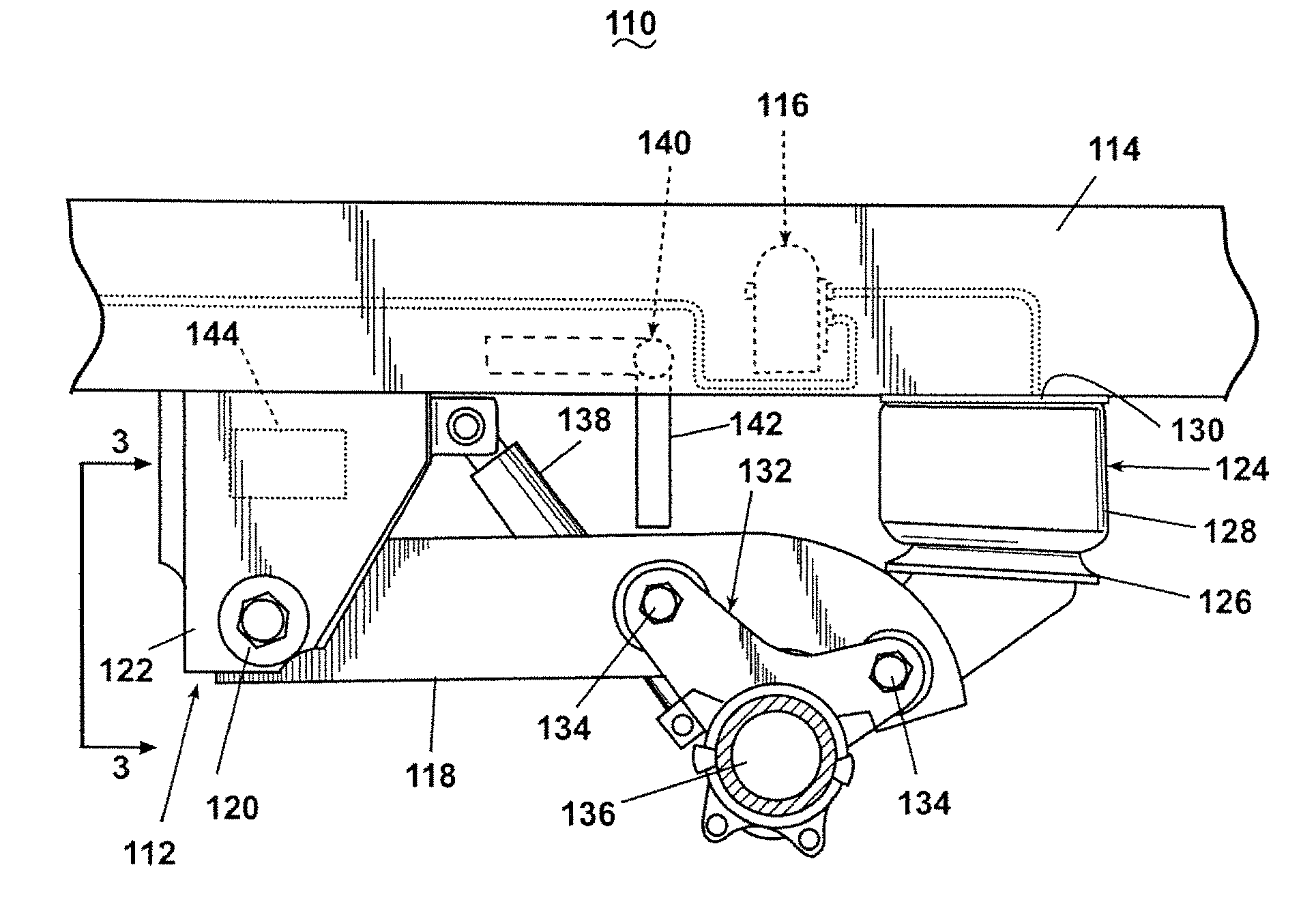 Trailing arm suspension and height control system with motorized valve therefor