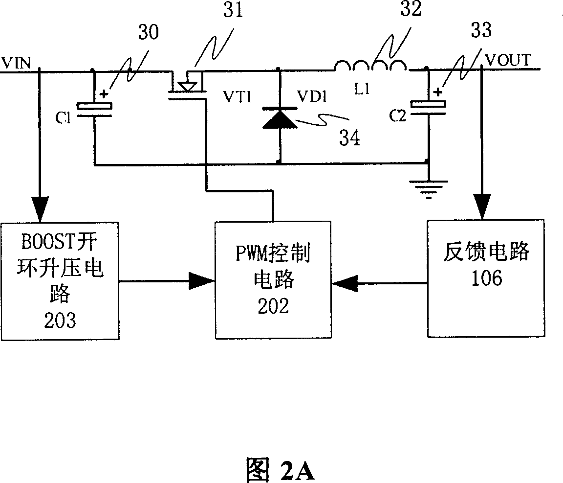 Switch transformation installation wth input in low voltage