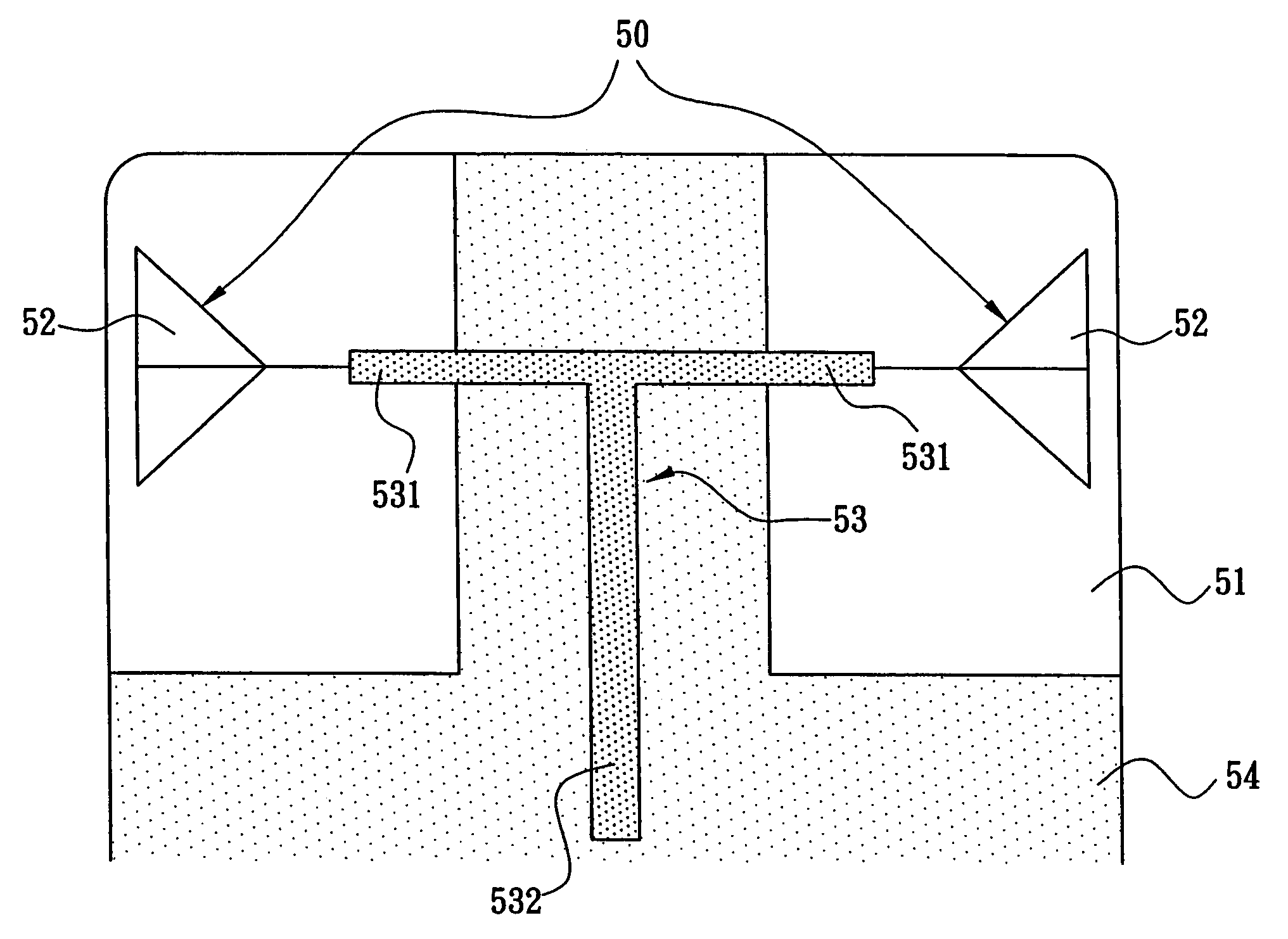 Antenna array of printed circuit board