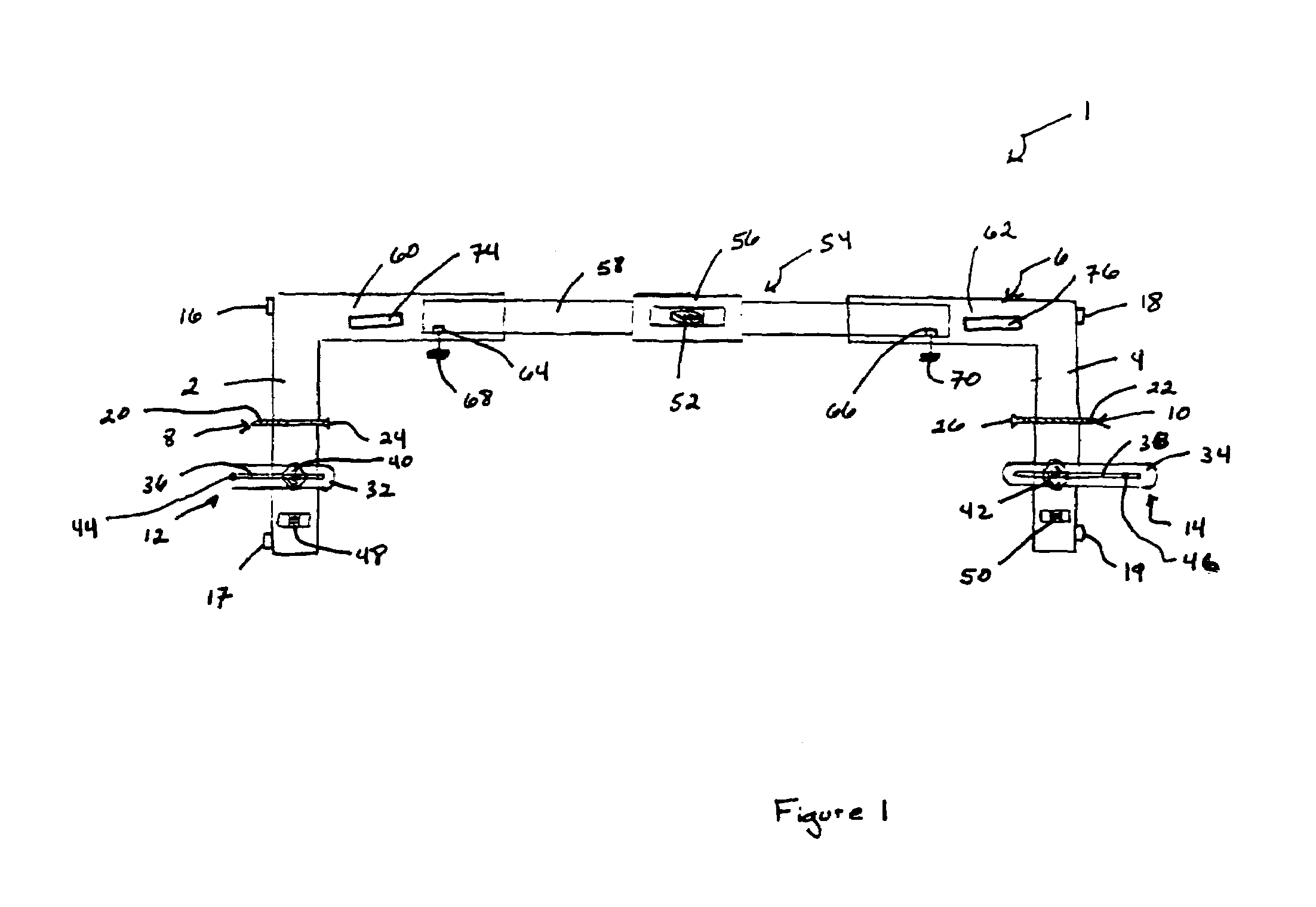 Three sided adjustable level and assembly