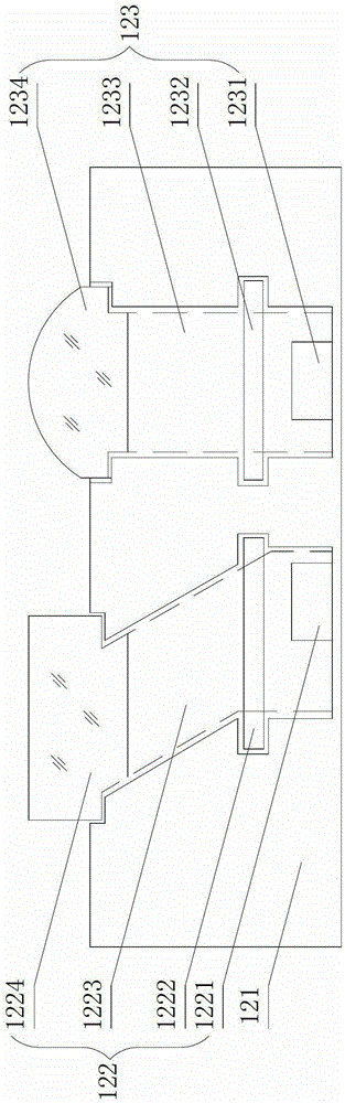 Vehicle front-view intelligent anti-glare device and manufacturing method of the anti-glare mirror