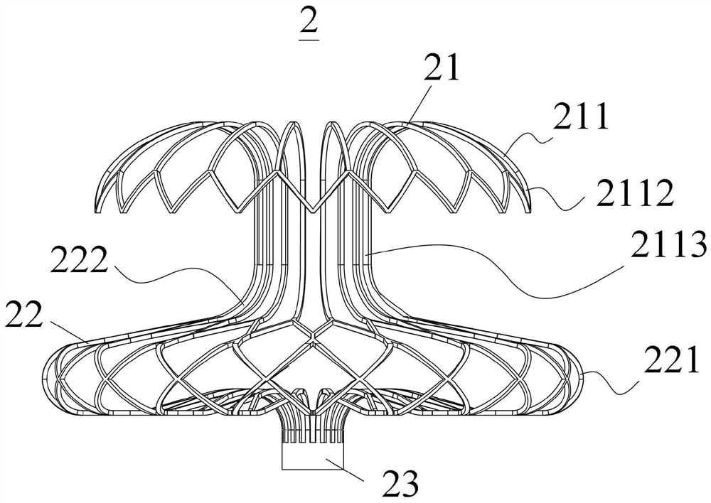 Left auricle plugging device and system