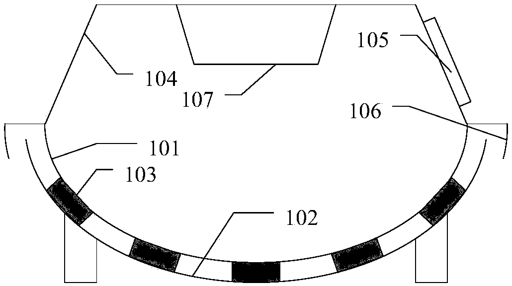 Dustbin uniform distribution weighing adjusting method