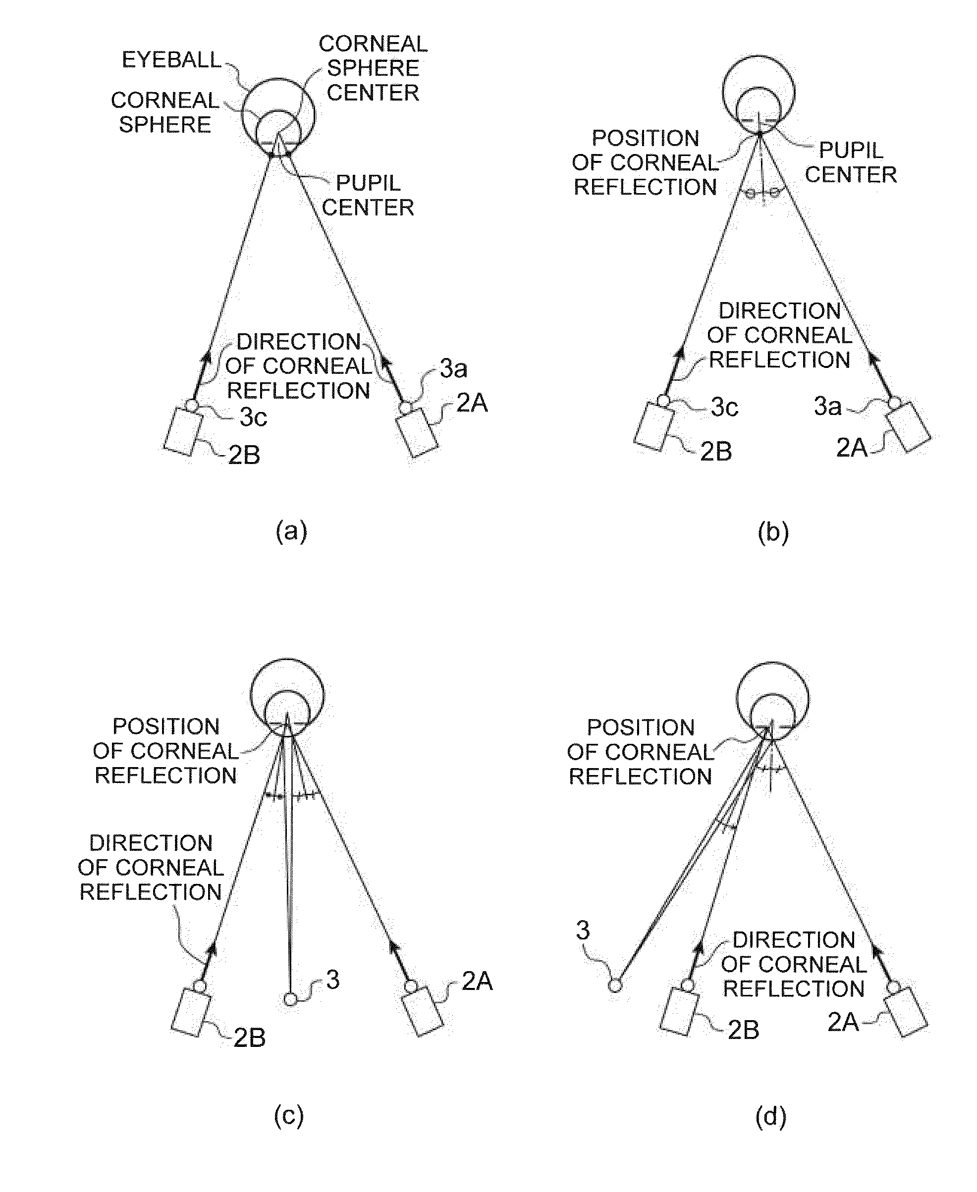 Pupil detection method, corneal reflex detection method, facial posture detection method, and pupil tracking method