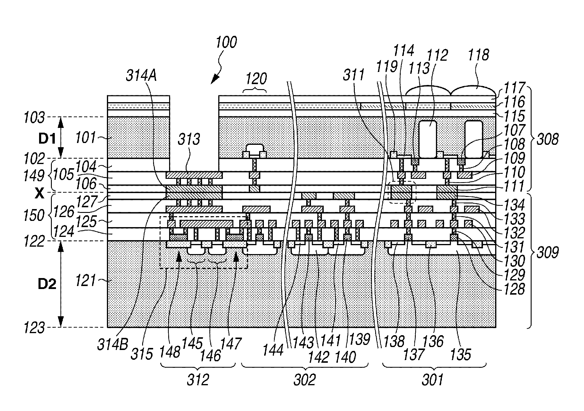 Solid-state imaging device, members for the same, and imaging system