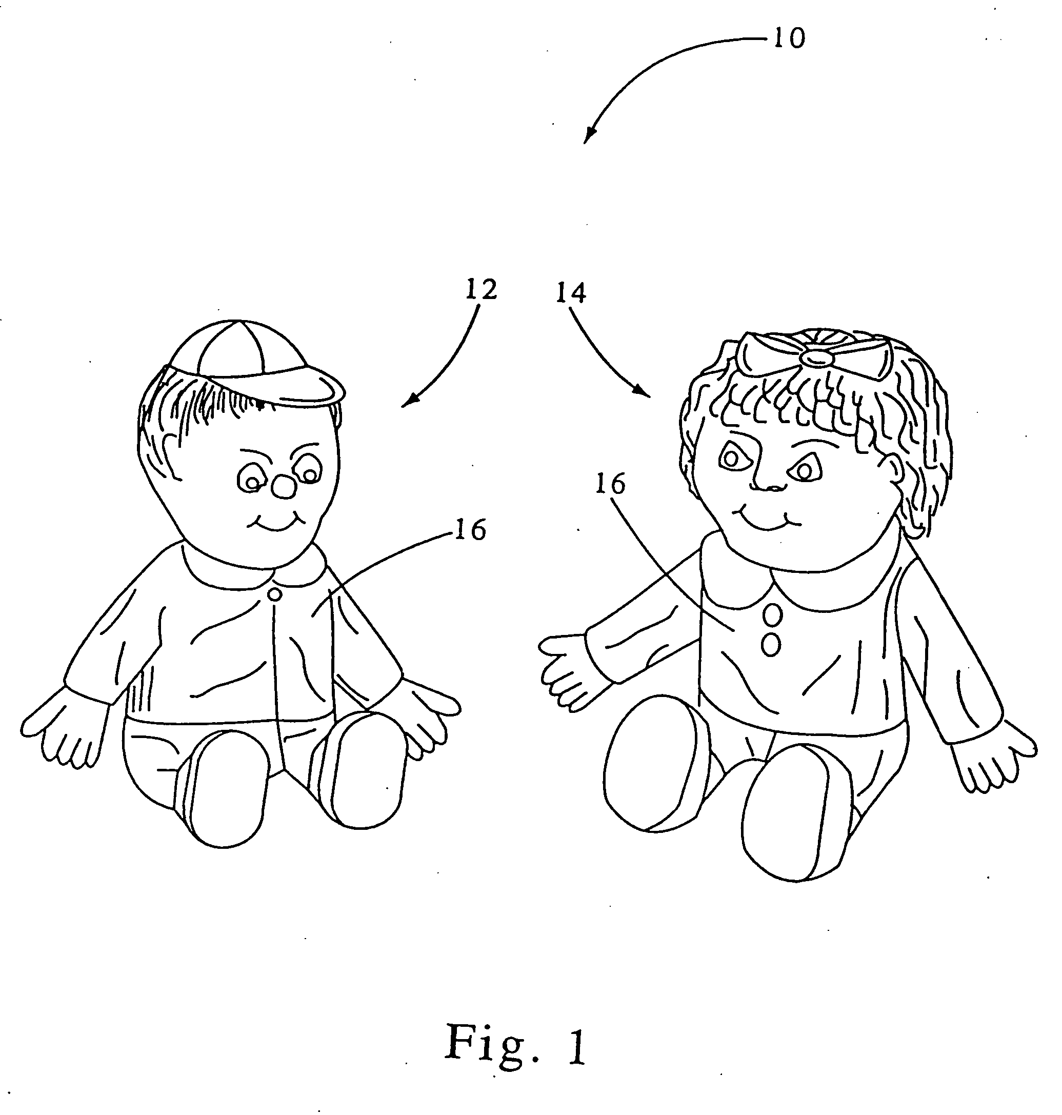 Interactive talking dolls