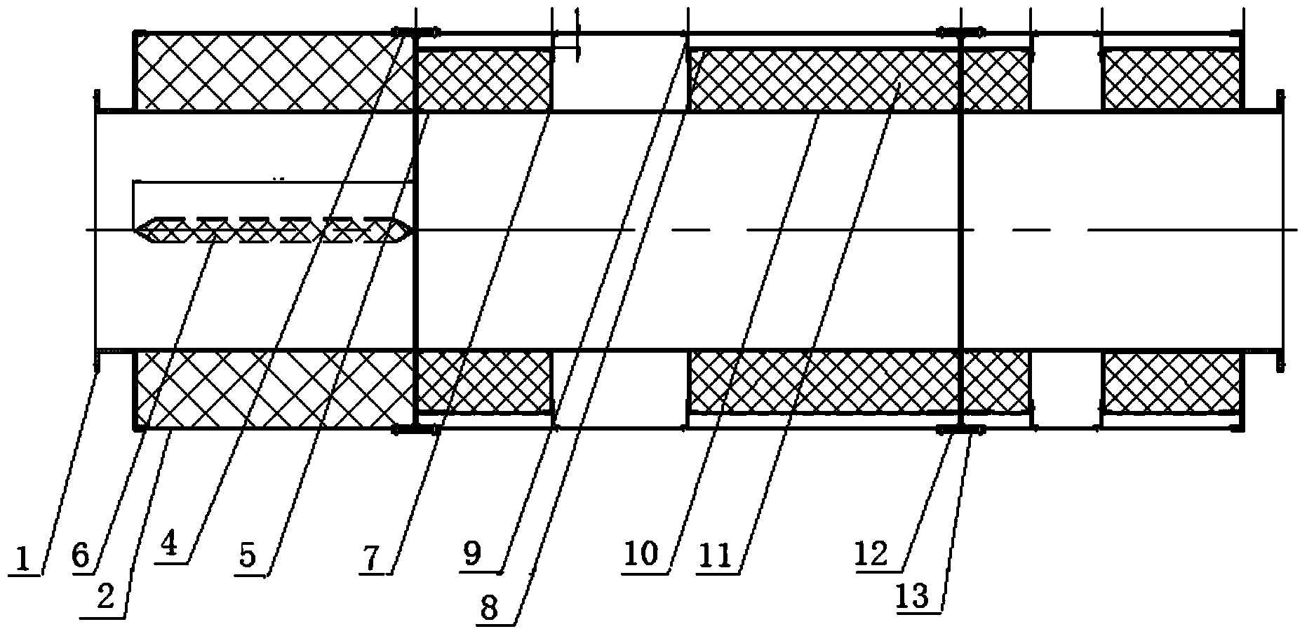 Modular blocking, resisting and compensation composite silencer