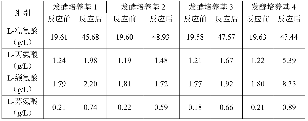 A kind of method of producing L-leucine by fermentation