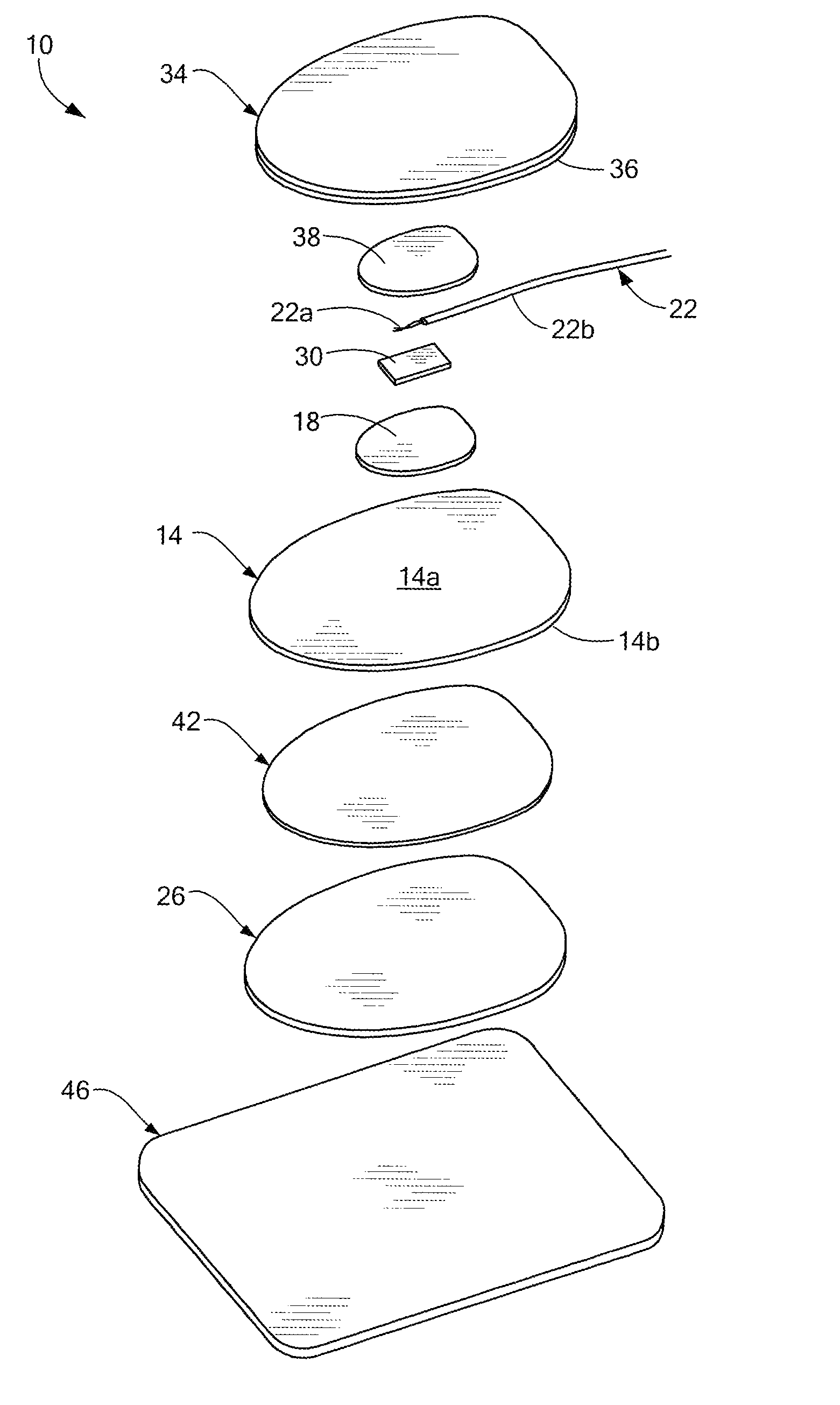 Apparatus and method for energy distribution in a medical electrode