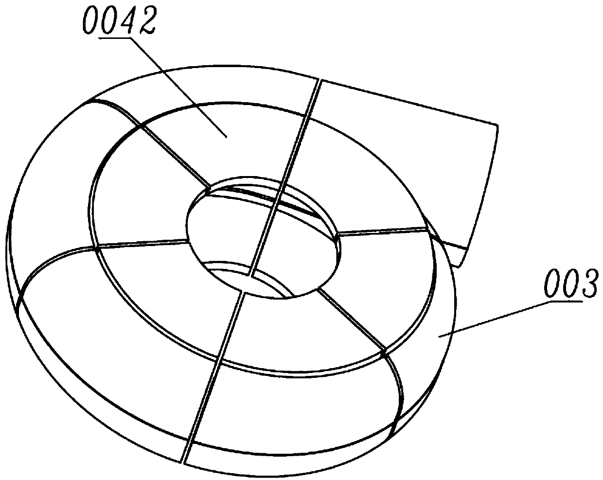 Wear-resistant pump body and manufacturing method thereof