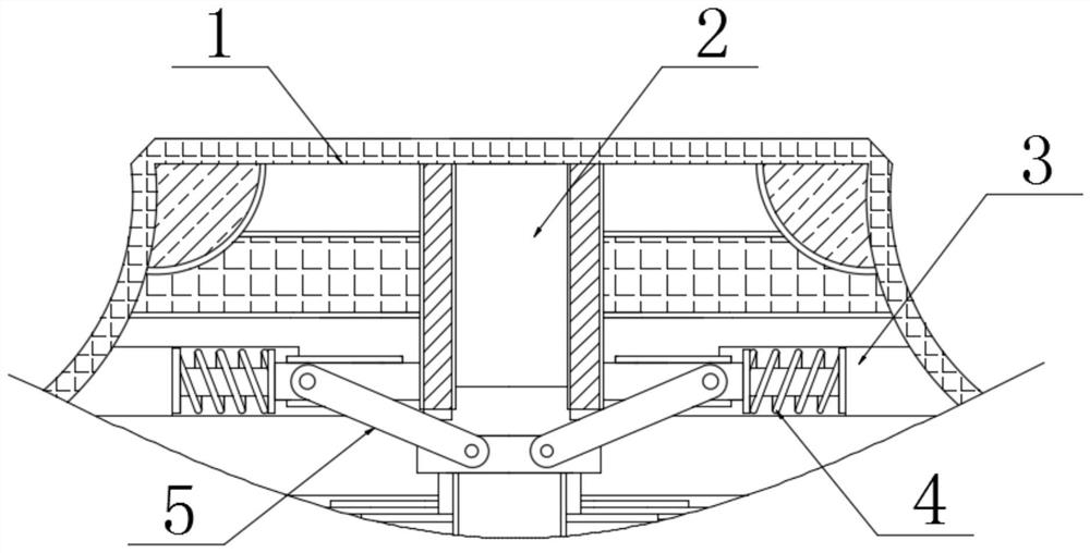 Reservoir liquid level measuring device capable of preventing water from overflowing