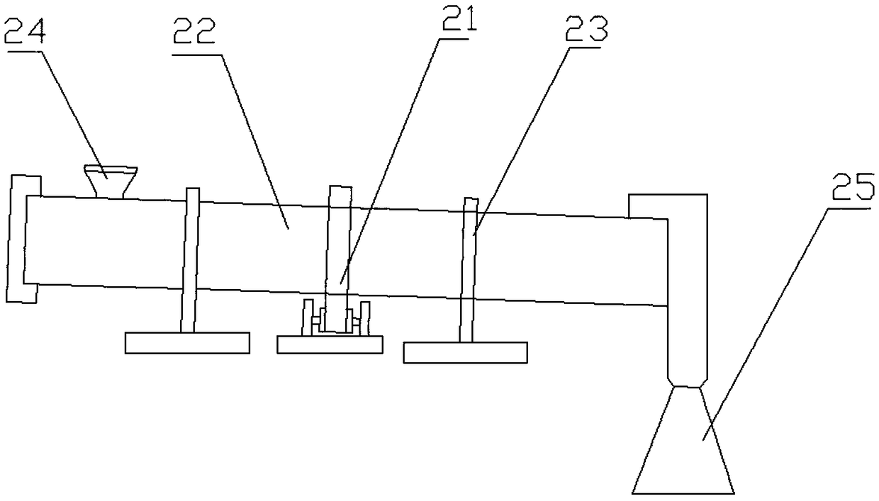 Production line and process for recycling waste granite powder