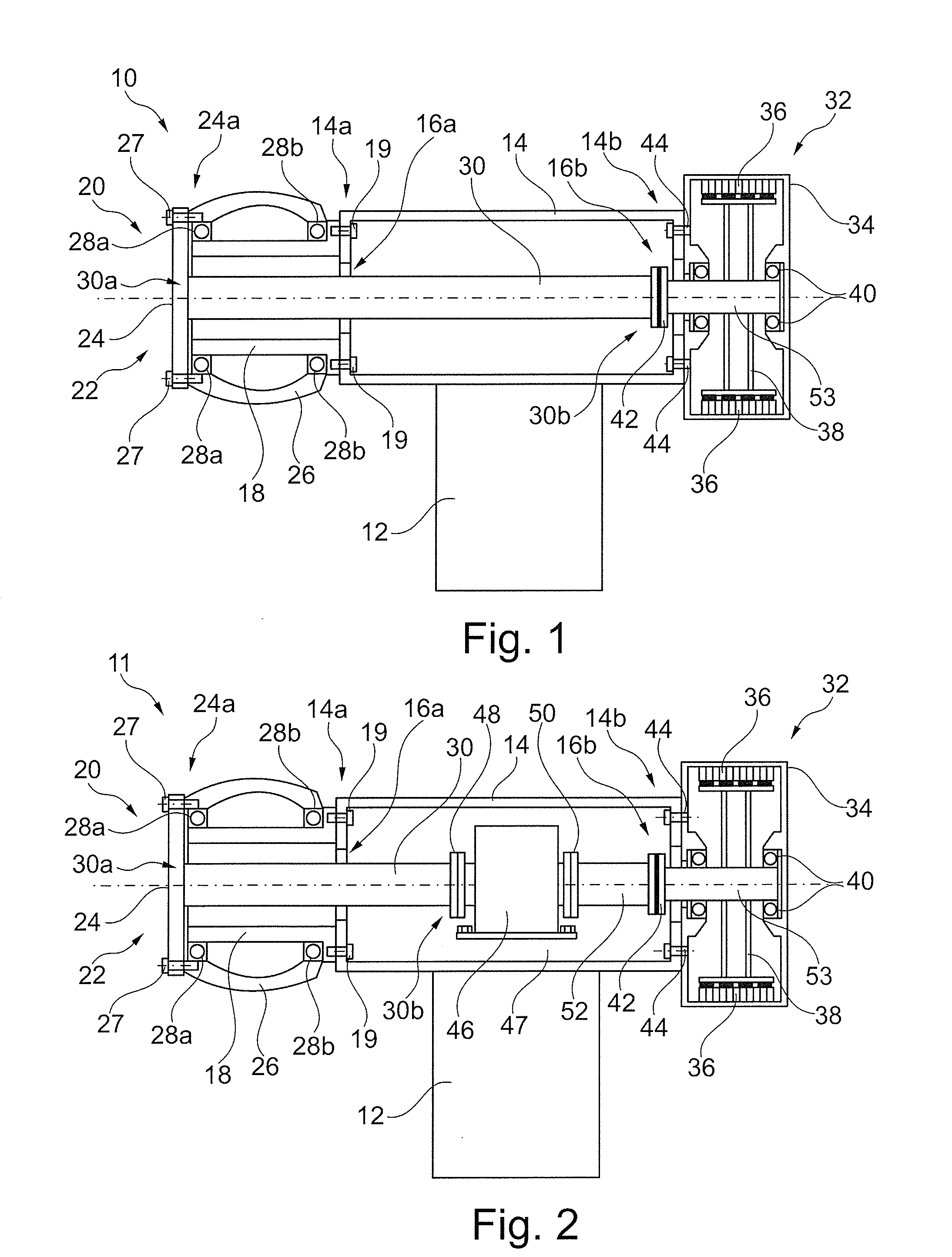 Flexible shaft wind turbine