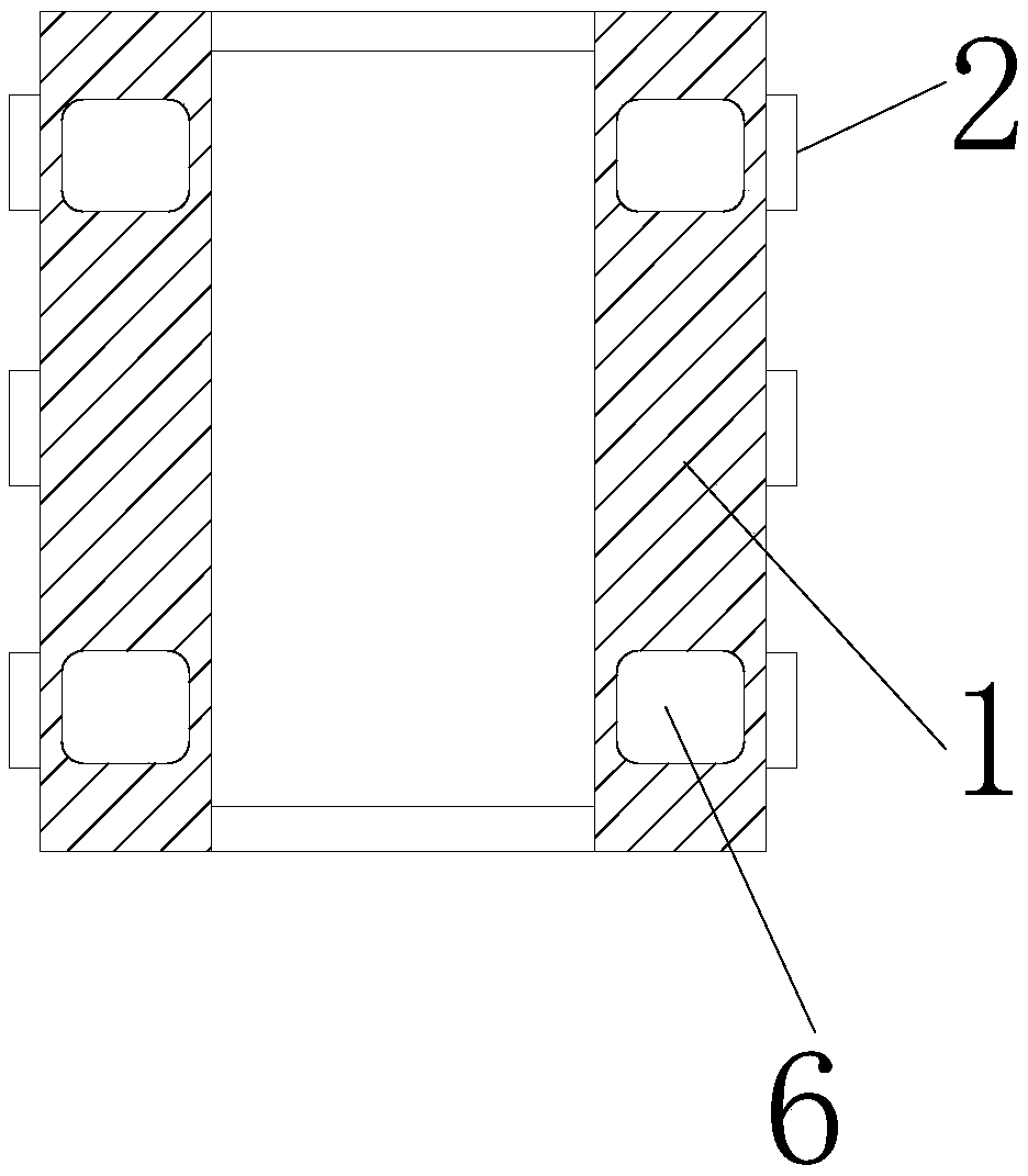 Rear support for automobile