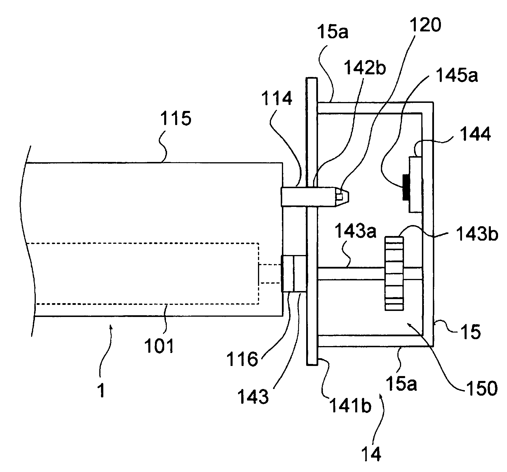 Image forming apparatus having shielded area in which non-contact wireless communication occurs