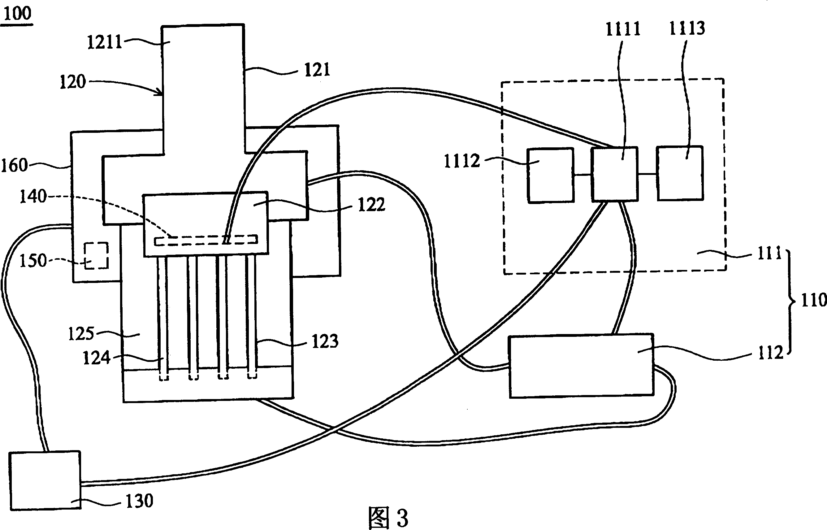 Hand-held electrophoresis detecting apparatus and electrophoresis separation and analysing system using said apparatus