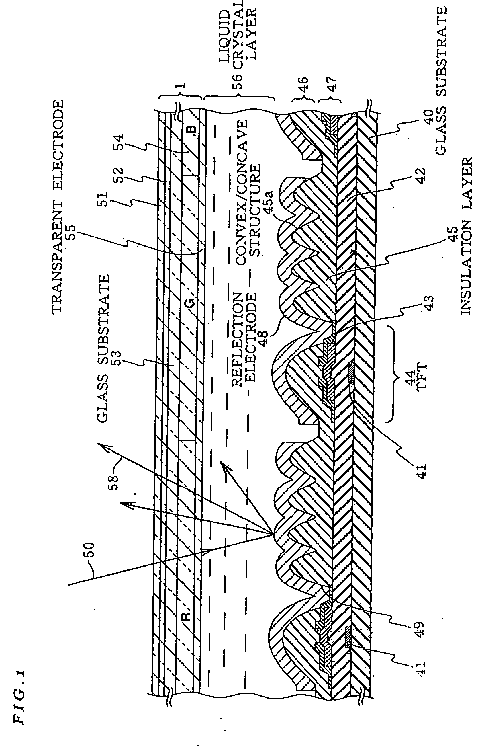 Reflective liquid crystal display apparatus and production method thereof