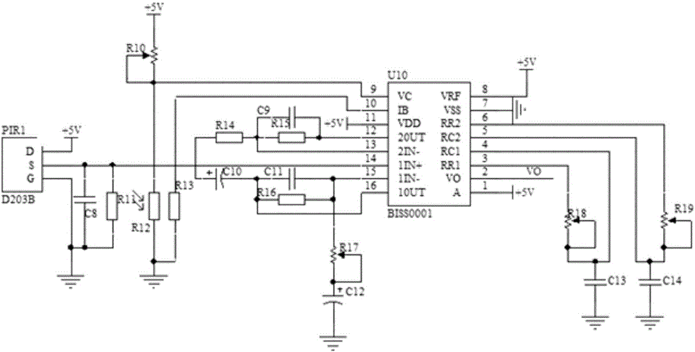 LED desk lamp control circuit