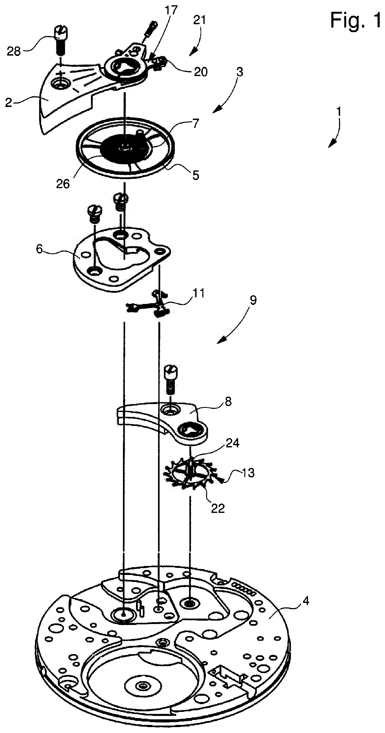 Component for a timepiece movement