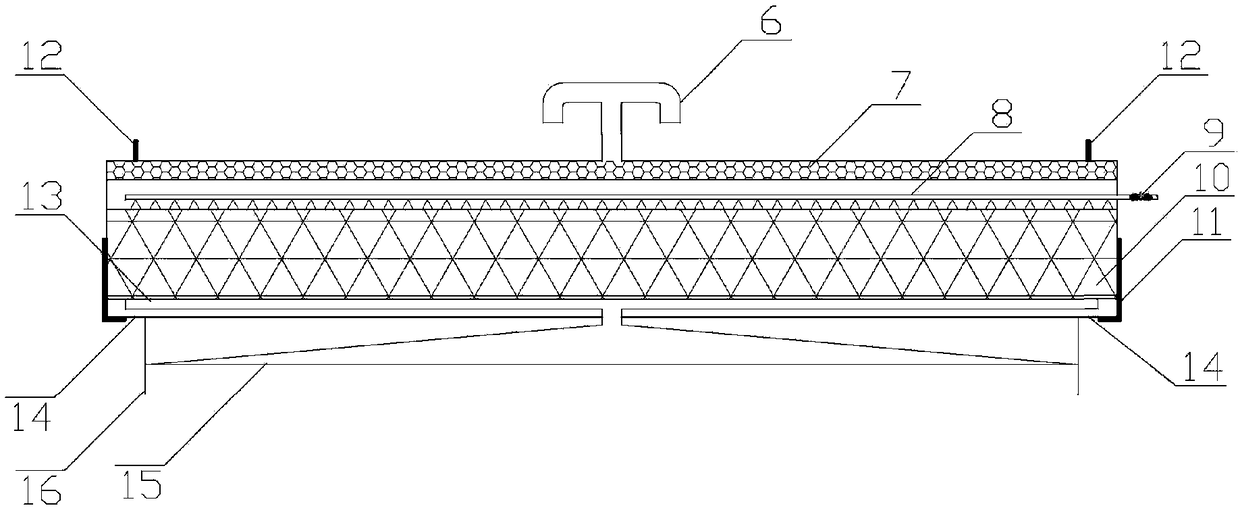 Anaerobic tank sealing deodorization cover for rural domestic and breeding sewage treatment and treatment method of anaerobic tank sealing deodorization cover