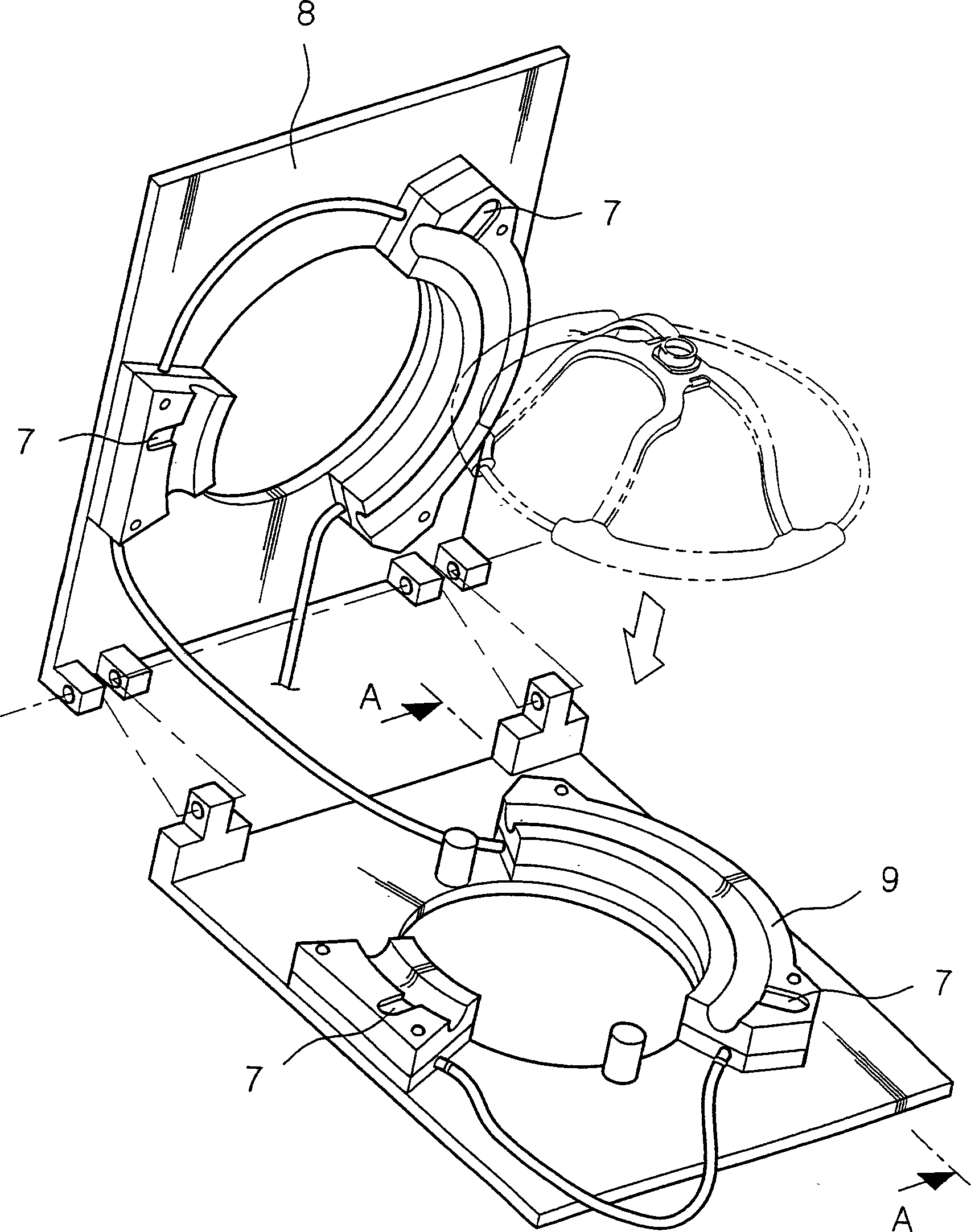 Wood grain steering wheel for car and its making method