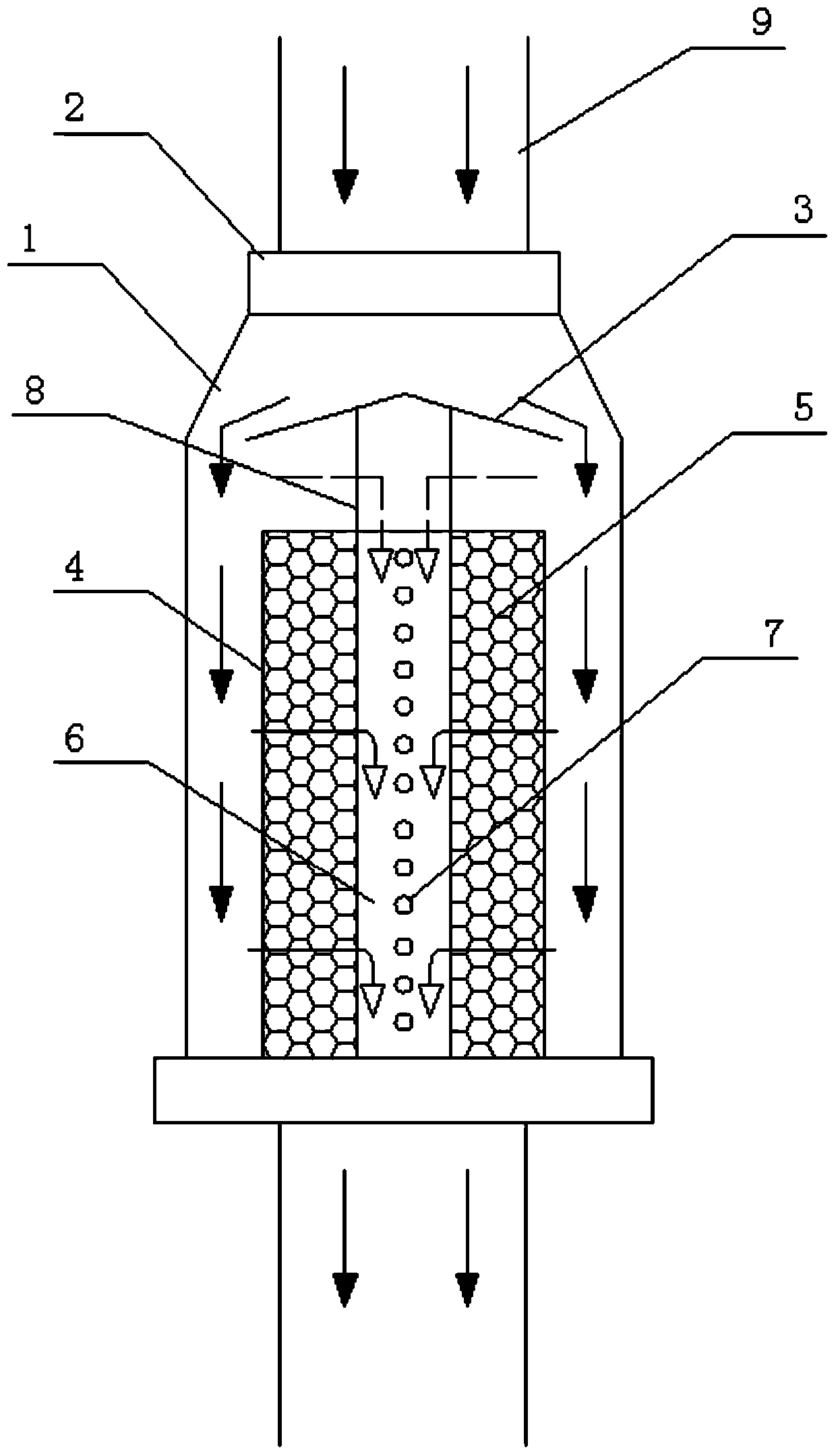 Rainwater filter for buildings