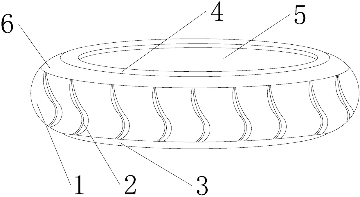 Rubber non-pneumatic tire